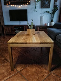 Konferenční stolek z dubového masivu